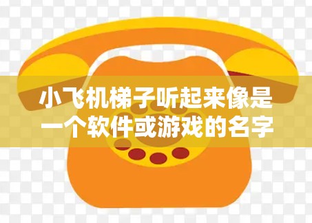小飞机梯子听起来像是一个软件或游戏的名字，但目前并没有广泛知名的同名软件。您可以通过以下方式获取相关信息