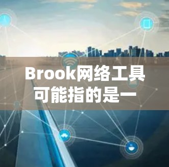 Brook网络工具可能指的是一种用于网络分析、监控或管理的工具,具体功能取决于上下文。以下是一些可能的解释和功能 Brook网络工具可能指的是一种用于网络分析、监控或管理的工具,具体功能取决于上下文。以下是一些可能的解释和功能