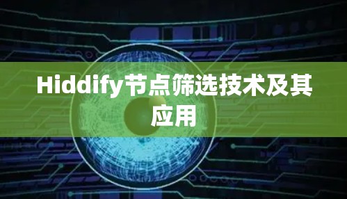 Hiddify节点筛选技术及其应用 Hiddify节点筛选技术及其应用