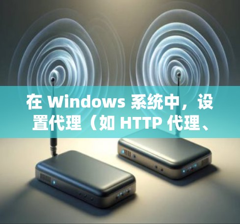 在 Windows 系统中,设置代理(如 HTTP 代理、SOCKS 代理或 VPN 代理)可以通过多种工具和方法实现。以下是一些常用的代理设置工具和方法 在 Windows 系统中,设置代理(如 HTTP 代理、SOCKS 代理或 VPN 代理)可以通过多种工具和方法实现。以下是一些常用的代理设置工具和方法