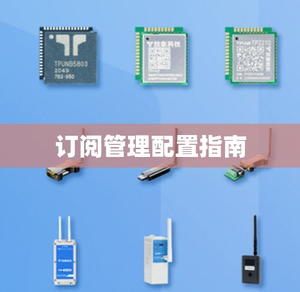 订阅管理配置指南