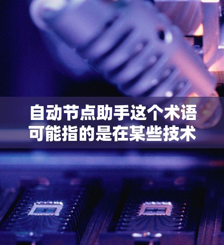 自动节点助手这个术语可能指的是在某些技术或应用场景中自动生成或辅助处理节点的工具或功能。以下是一些可能的解释和应用场景