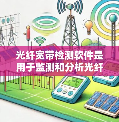 光纤宽带检测软件是用于监测和分析光纤网络中的宽带信号质量和性能的工具，广泛应用于网络运维和维护中。以下是对该软件的详细介绍