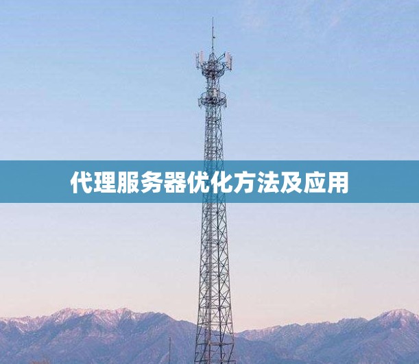代理服务器优化方法及应用