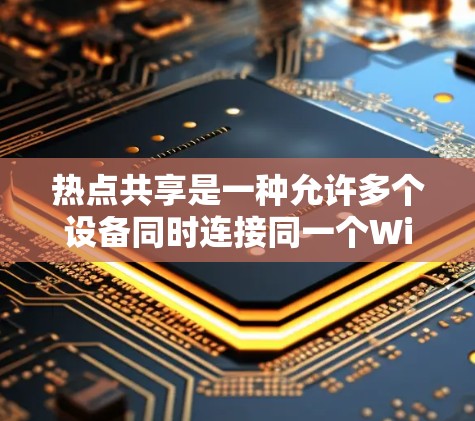热点共享是一种允许多个设备同时连接同一个Wi-Fi热点,共享互联网连接的技术。以下是详细的使用方法和相关考虑因素 热点共享是一种允许多个设备同时连接同一个Wi-Fi热点,共享互联网连接的技术。以下是详细的使用方法和相关考虑因素