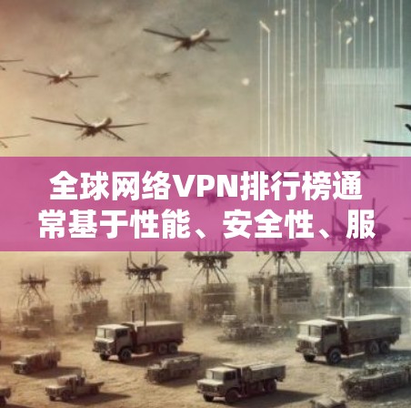 全球网络VPN排行榜通常基于性能、安全性、服务器覆盖、用户隐私保护等多个因素进行评估。以下是根据这些因素整理的顶级VPN服务提供商 全球网络VPN排行榜通常基于性能、安全性、服务器覆盖、用户隐私保护等多个因素进行评估。以下是根据这些因素整理的顶级VPN服务提供商