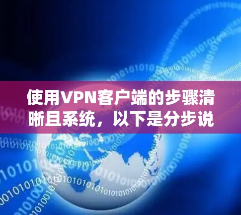 使用VPN客户端的步骤清晰且系统，以下是分步说明