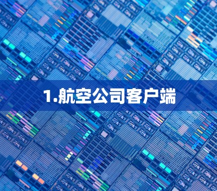1.航空公司客户端 1.航空公司客户端
