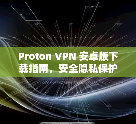 Proton VPN 安卓版下载指南,安全隐私保护一举而尽
