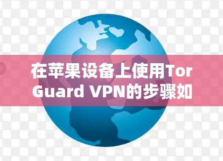 在苹果设备上使用TorGuard VPN的步骤如下