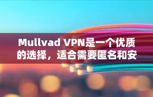 Mullvad VPN是一个优质的选择,适合需要匿名和安全的用户。以下是其详细推荐 Mullvad VPN是一个优质的选择,适合需要匿名和安全的用户。以下是其详细推荐