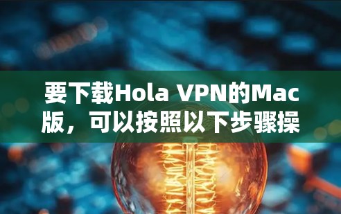 要下载Hola VPN的Mac版,可以按照以下步骤操作