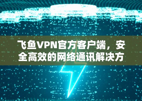飞鱼VPN官方客户端,安全高效的网络通讯解决方案